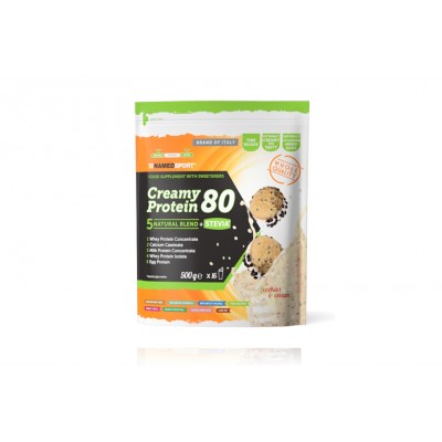 Named Protein. Creamy Protein 80 500 Gram Cookies & Cream